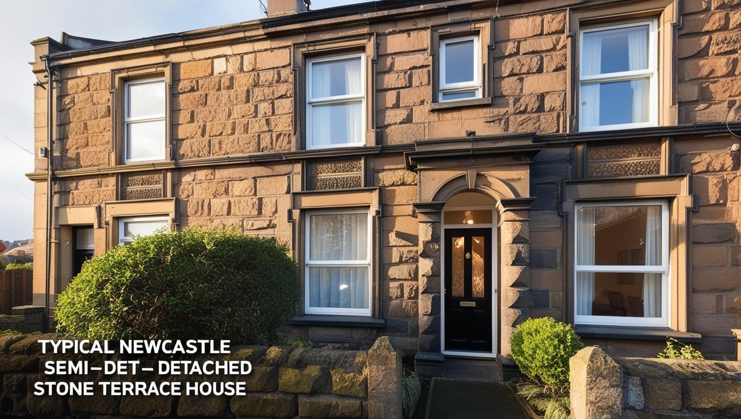 Professional typical residential newcastle home stone terrace semi detached etc.